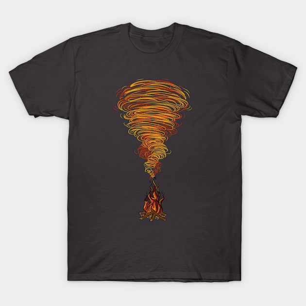 Campfire T-Shirt by ckai